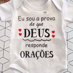 BODY INFANTIL PERSONALIZAVEL