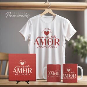 CAMISETA BRANCA (PERSONALIZÁVEL)